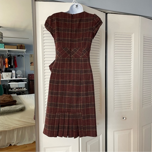 Nanette Lepore Plaid Wool Dress - Picture 4 of 10